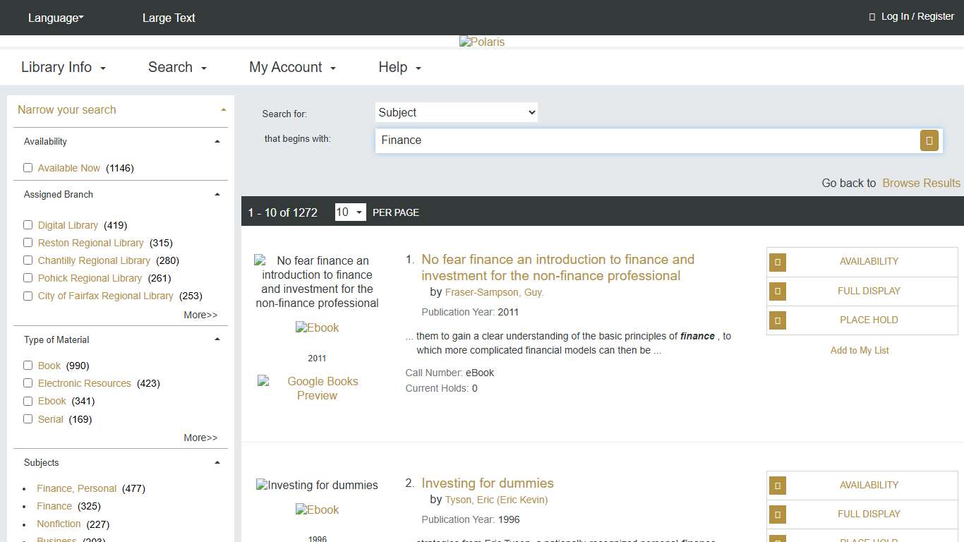 Fairfax County Public Library